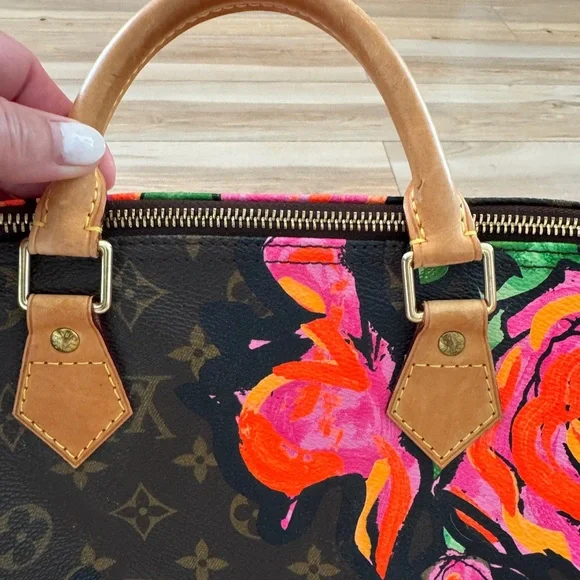Louis Vuitton X Stephen Sprouse Roses Limited Edition Speedy 30 - Picture 3 of 16